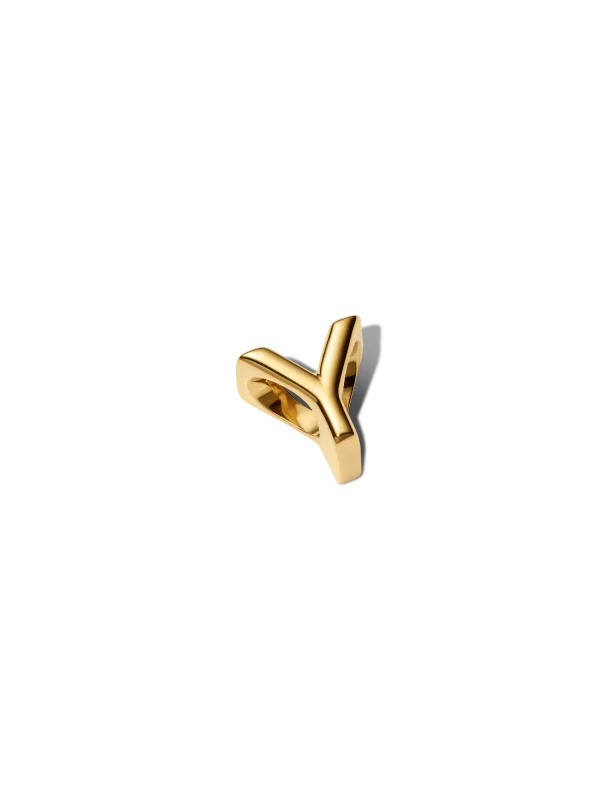 (image for) Pandora Letter Y Alphabet Charm - 763971C00 - View 4