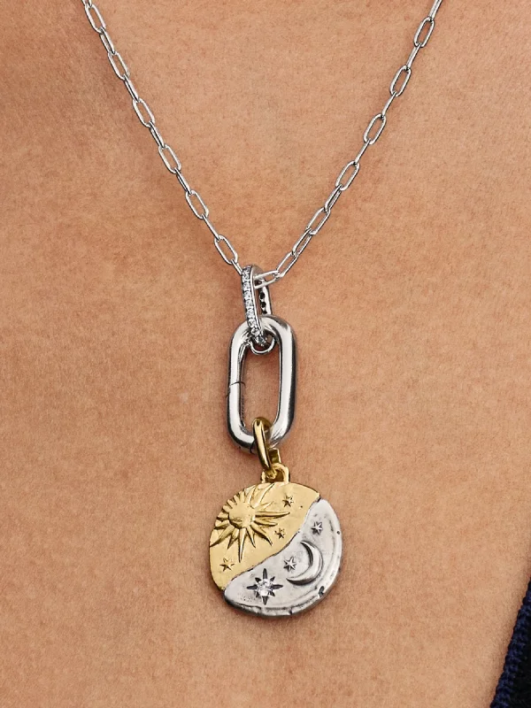 (image for) Pandora Sun and Moon Medallion Charm - 763977C01 - View 2