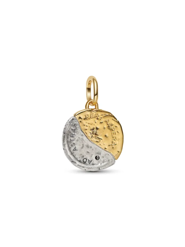 (image for) Pandora Sun and Moon Medallion Charm - 763977C01 - View 5