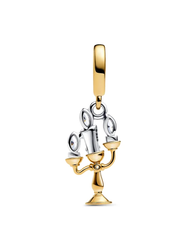 (image for) Lumiere PANDORA Charm 763985C01 Disney Beauty and the Beast - View 3