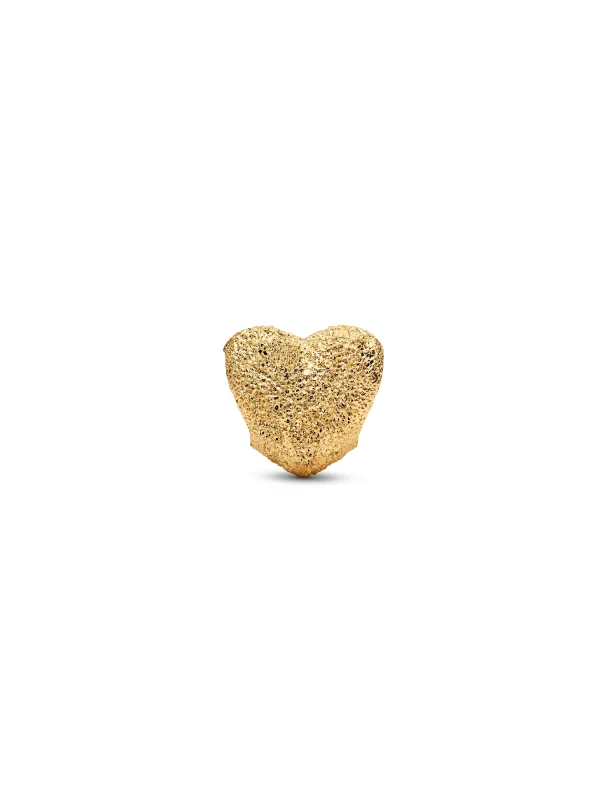 (image for) Pandora Textured Heart Mini Charm - 764000C00 - View 6
