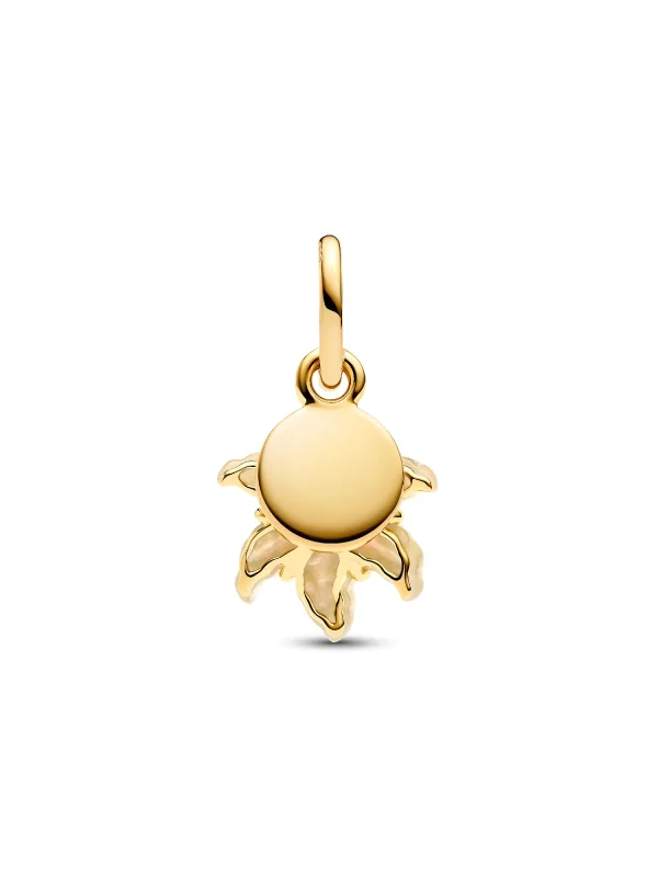 (image for) PANDORA Tangled Flower Charm 764020C01 Glow-in-the-dark - View 5