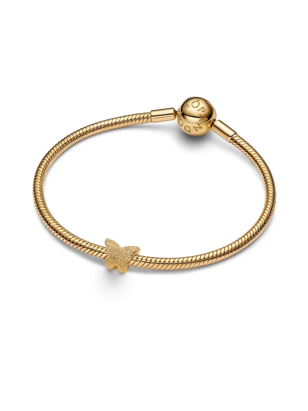 (image for) Pandora Textured Butterfly Mini Charm - 764046C00 - View 6