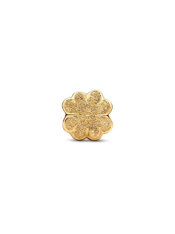 (image for) Pandora Textured Clover Mini Charm - 764047C00 - View 6