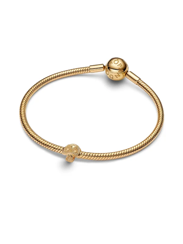 (image for) Pandora Textured Mushroom Mini Charm - 764048C00 - View 3