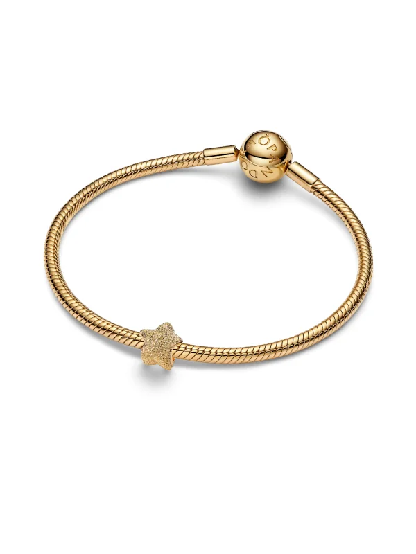(image for) Pandora Textured Star Mini Charm - 764050C00 - View 6