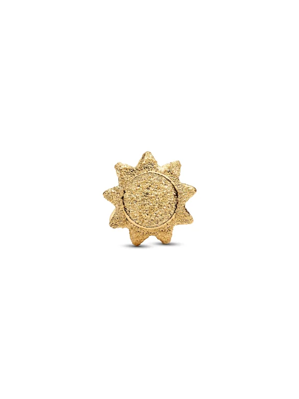(image for) Pandora Textured Sun Mini Charm - 764052C00 - View 3