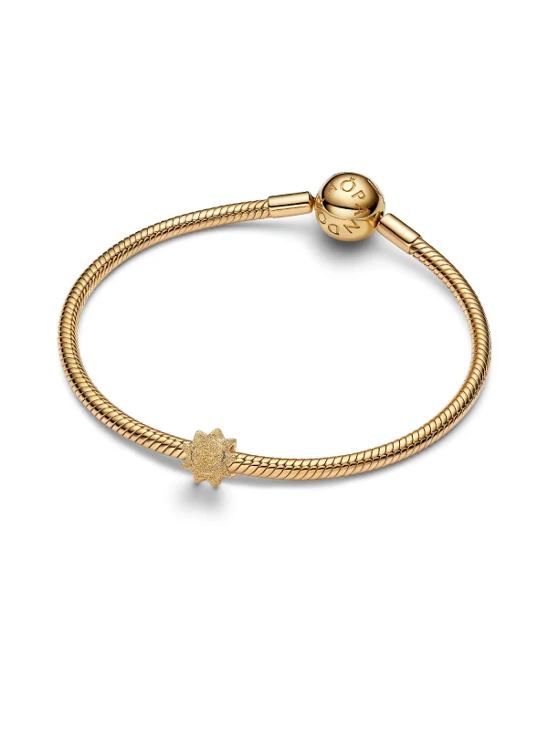 (image for) Pandora Textured Sun Mini Charm - 764052C00 - View 5
