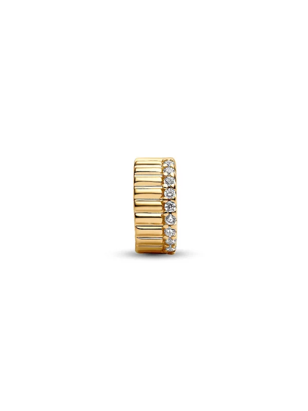 (image for) Pandora Ribbed Clip Charm - 764078C01 - View 6