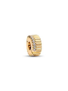(image for) Pandora Ribbed Clip Charm - 764078C01