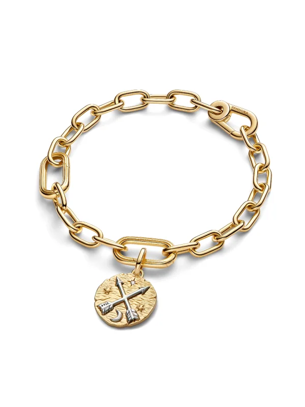 (image for) Pandora Crossing Arrows Medallion Charm - 764081C01 - View 4