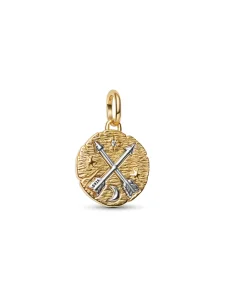 (image for) Pandora Crossing Arrows Medallion Charm - 764081C01