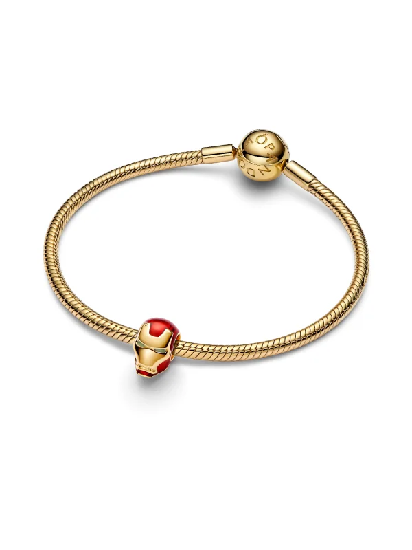 (image for) PANDORA Iron Man Charm 764213C01 | 14k Gold Plating - View 3