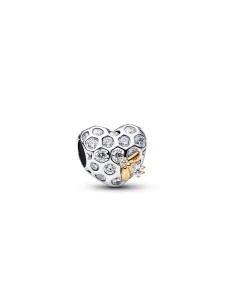 PANDORA Honeycomb Heart Charm 764332C01 Sterling Silver (image for) PANDORA Honeycomb Heart Charm 764332C01 Sterling Silver