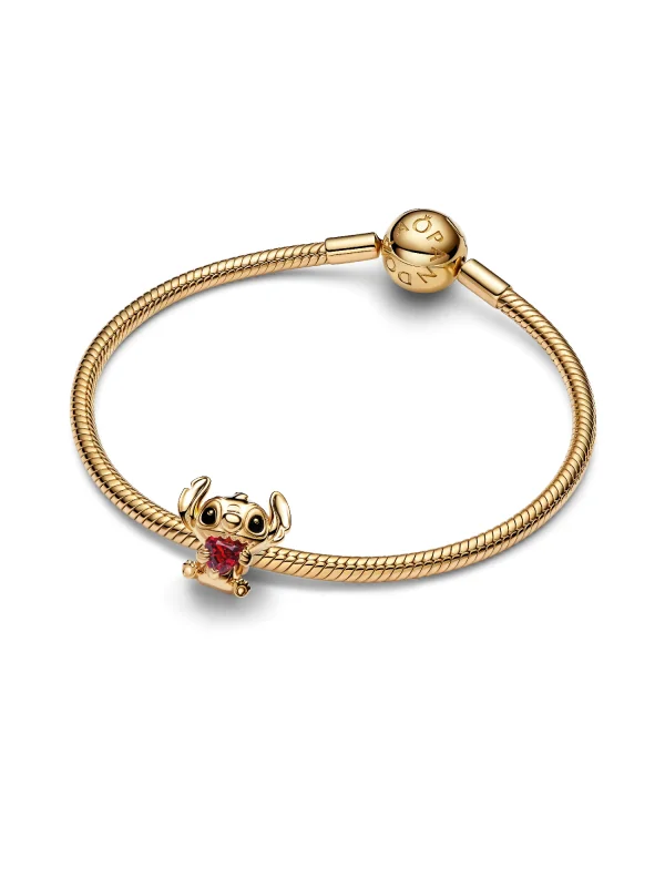 (image for) Pandora Disney Stitch Heart Charm - 764375C01 - View 5