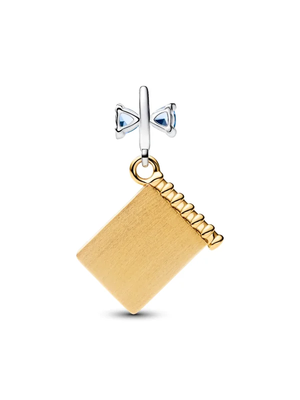(image for) Pandora Bridgerton Dance Card & Pencil Dangle Charm - 764383C01 - View 7