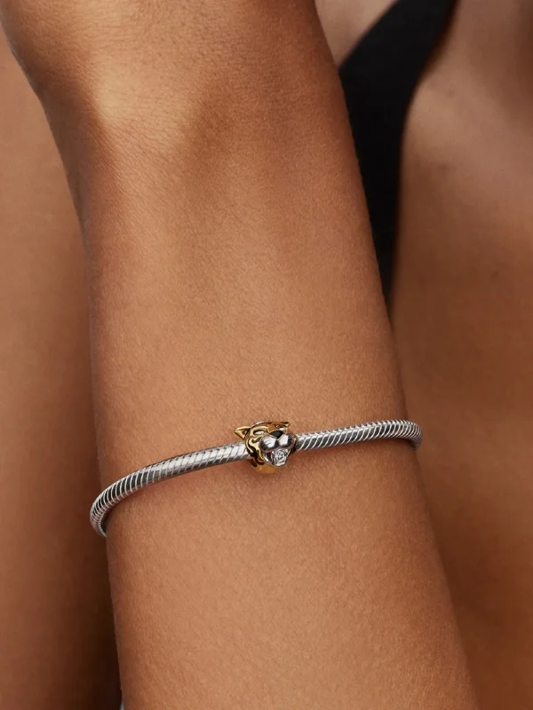 (image for) Pandora Disney Princess Jasmine Rajah Lab-grown Diamond Charm - 764404C01 - View 2