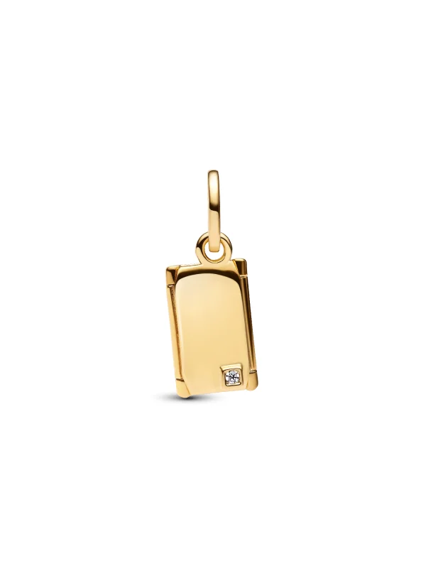 (image for) Pandora Engravable & Openable Envelope Dangle Charm - 764421C01 - View 3