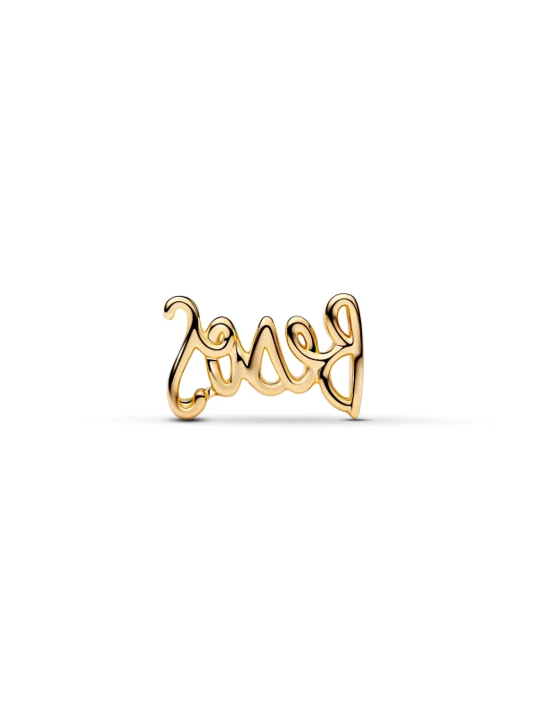 (image for) Pandora Besos Script Charm - 764422C00 - View 4