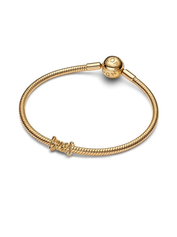 (image for) Pandora Besos Script Charm - 764422C00 - View 6