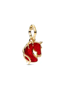 (image for) Pandora Red Fire Horse Murano Glass Dangle Charm - 764431C01