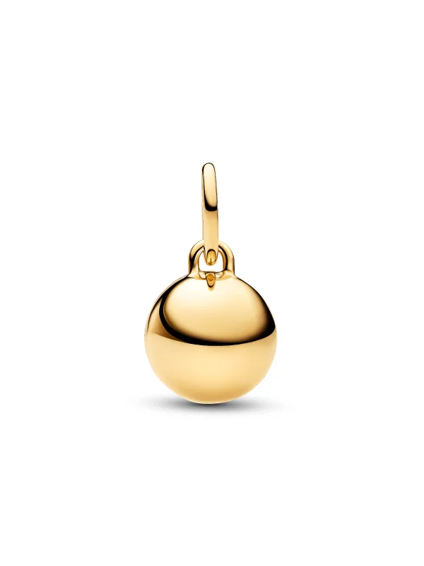 (image for) PANDORA clasp charm 764457C01 Mom Ball Charm in 14k Gold… - View 5