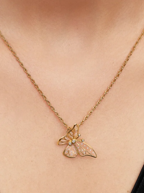 (image for) PANDORA Oversized Butterfly Clip Charm 764487C01 | 14k… - View 2