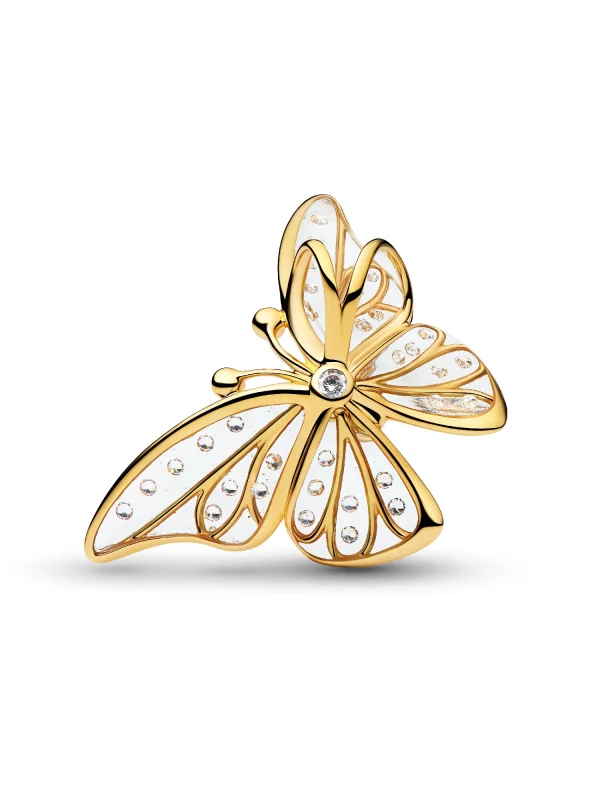 (image for) PANDORA Oversized Butterfly Clip Charm 764487C01 | 14k… - View 4