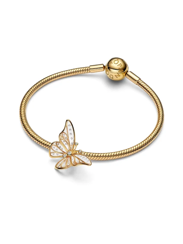 (image for) PANDORA Oversized Butterfly Clip Charm 764487C01 | 14k… - View 6