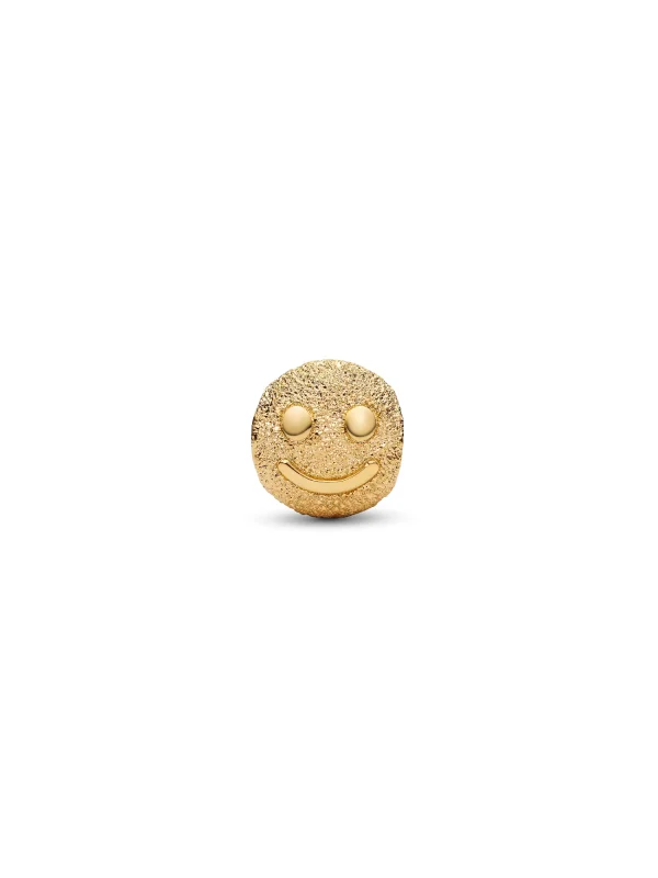 (image for) PANDORA Be Happy Charm 764526C00 | 14k Gold-Plated Mini… - View 6