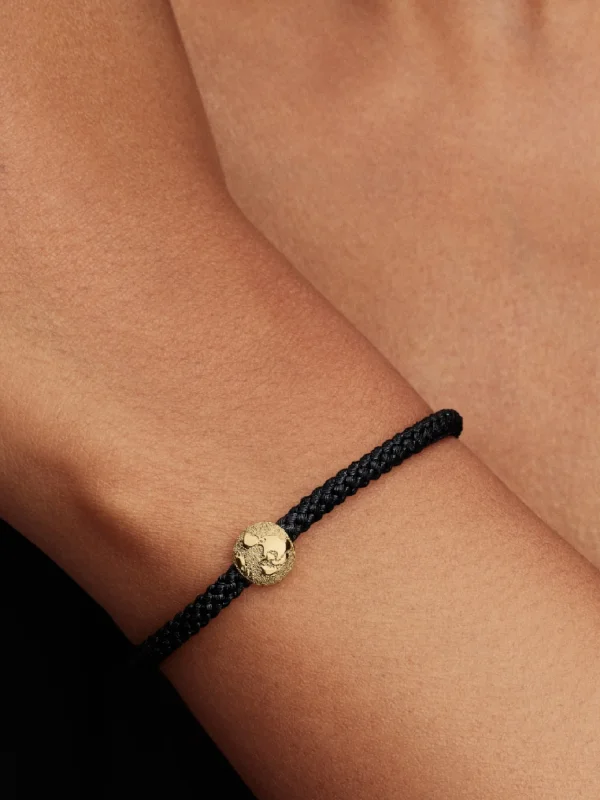 (image for) Globe PANDORA Charm | 14k Gold-Plated Mini Globe - View 2