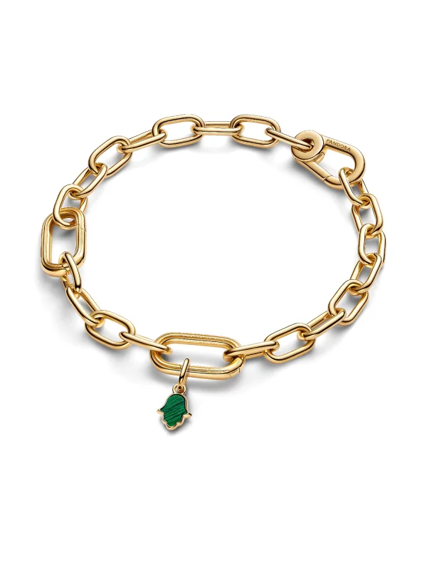 (image for) Pandora Green Hamsa Hand Mini Dangle Charm - 764612C01 - View 3