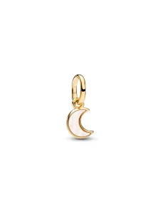 (image for) Pandora White Crescent Moon Mini Dangle Charm - 764614C01