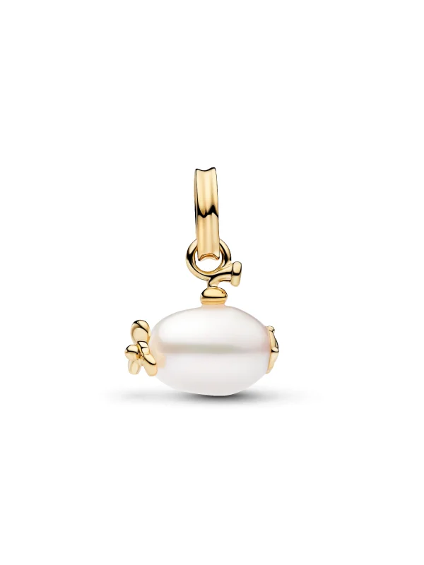 (image for) Pandora Treated Freshwater Cultured Baroque Pearl Submarine Dangle Charm - 76461 - View 3