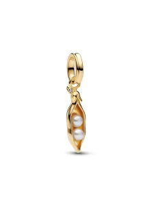 (image for) Pandora Treated Freshwater Cultured Baroque Pearl Peas in a Pod Dangle Charm - 764617C01