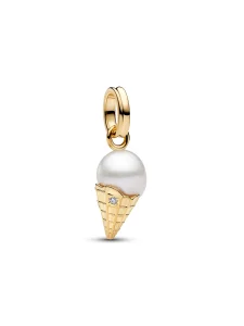 (image for) Pandora Treated Freshwater Cultured Baroque Pearl Ice Cream Dangle Charm - 764620C01