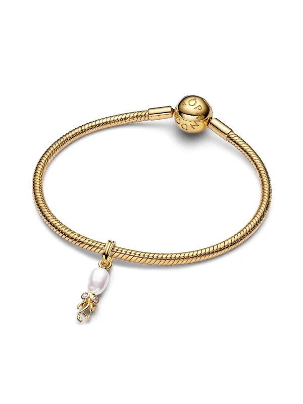 (image for) Pandora Treated Freshwater Cultured Baroque Pearl Squid Dangle Charm - 764694C01 - View 5
