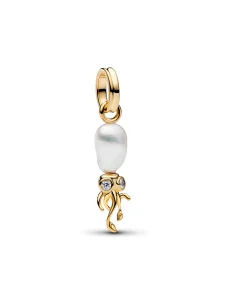 (image for) Pandora Treated Freshwater Cultured Baroque Pearl Squid Dangle Charm - 764694C01
