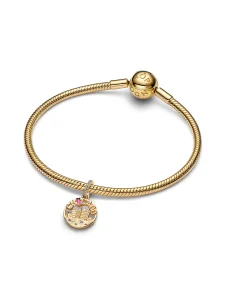 (image for) PANDORA Chicago Charm 764766C01 | 14k Gold Plating