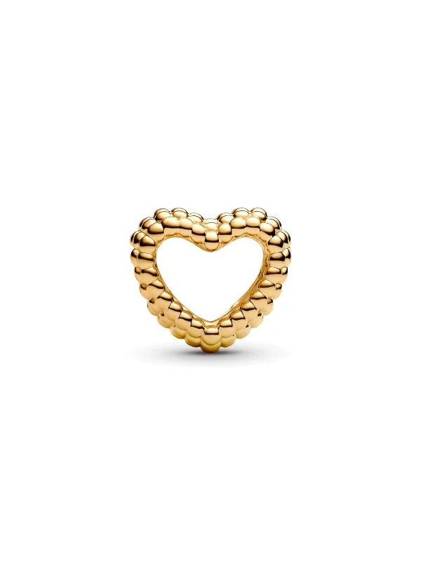 (image for) Pandora Beaded Open Heart Charm - 767516C00 - View 3