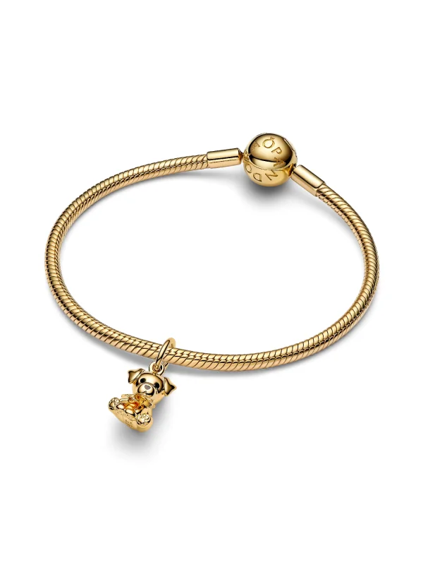 (image for) PANDORA Labrador Retriever Charm 768009C01 14k Gold Plated - View 5