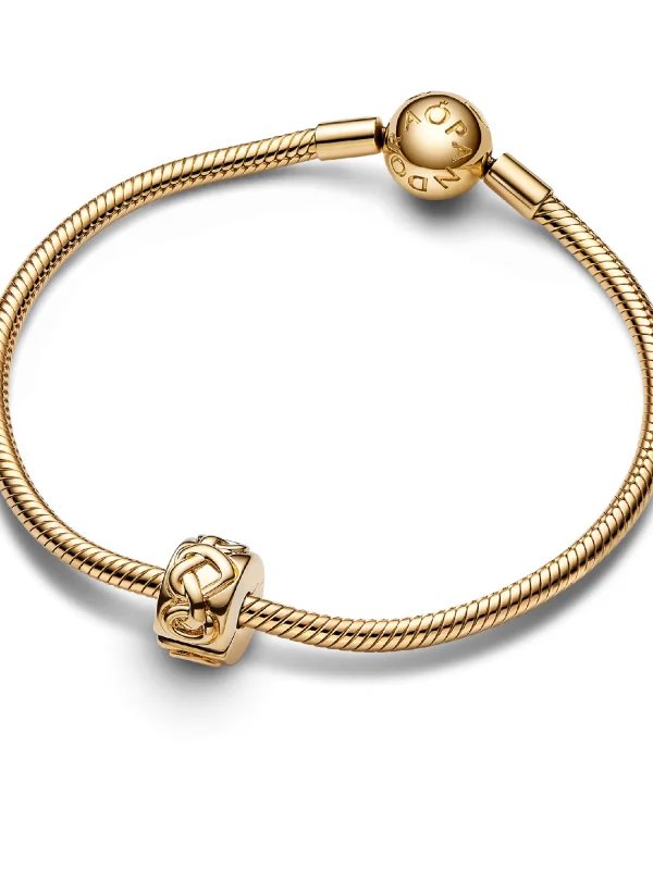 (image for) Pandora Knotted Hearts Clip Charm - 768035C00 - View 4