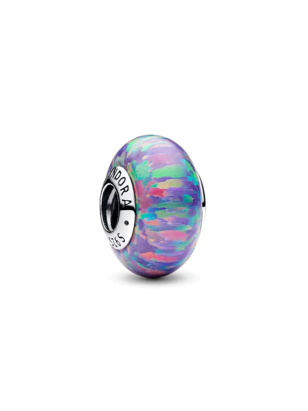 (image for) PANDORA Opalescent Purple Charm 791691C05 Sterling Silver - View 2