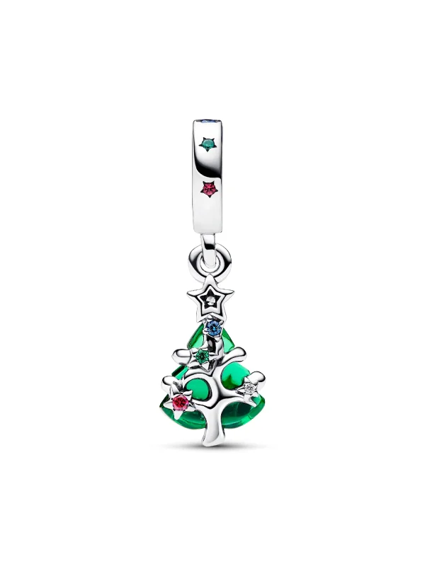 (image for) Pandora Sparkling Christmas Tree Dangle Charm - 792983C01 - View 5