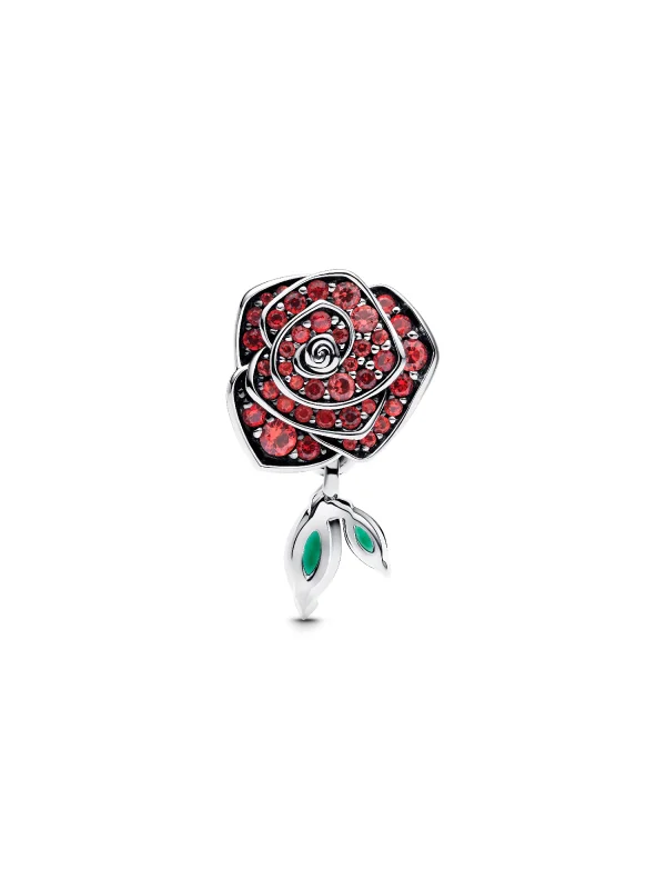 (image for) PANDORA Rose Charms 793201C02 Sterling Silver Bloom Charm - View 6