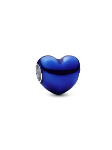 (image for) Pandora Metallic Blue Heart Charm - 793337C05