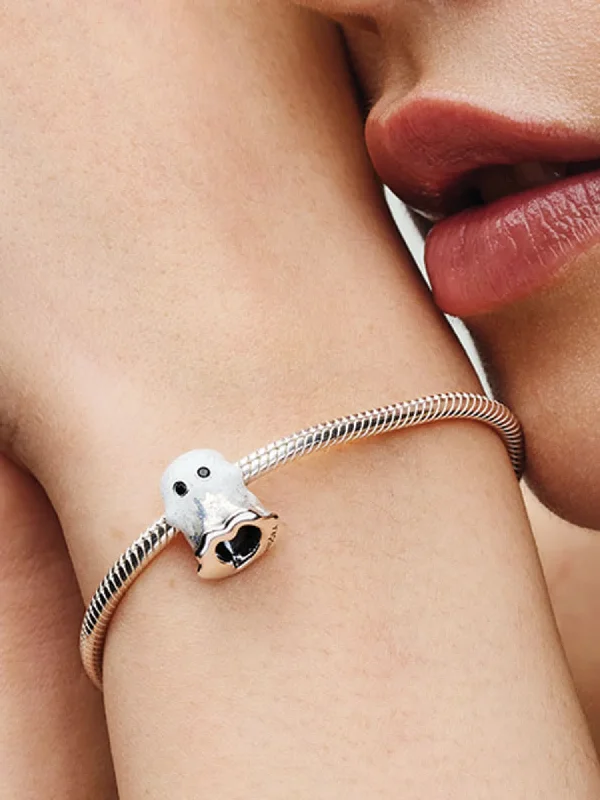 (image for) PANDORA Ghost Charm 793404C01 | Glow-in-the-dark Boo Charm - View 2