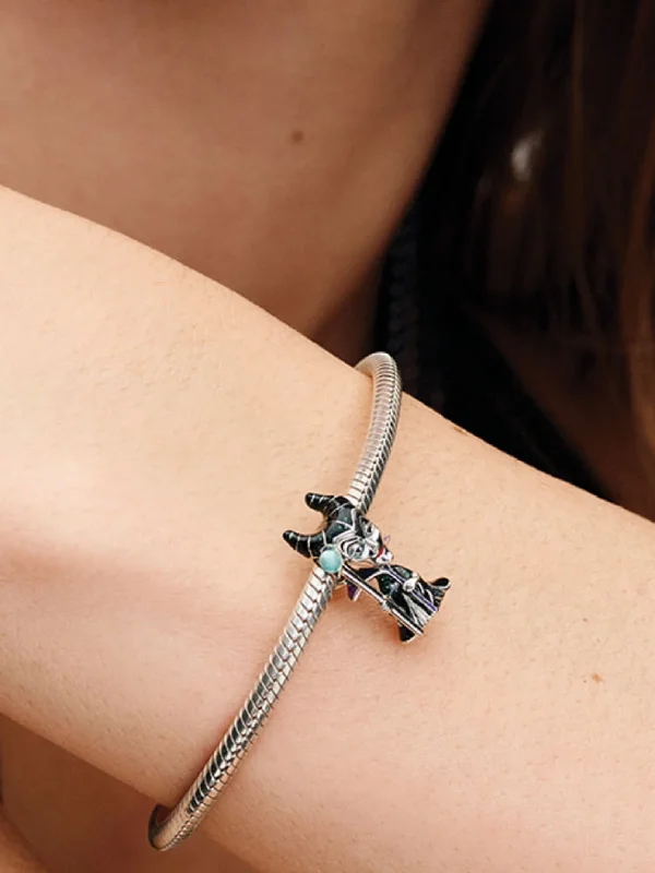 (image for) PANDORA Charm Maleficent 793423C01 | Disney Villains Charm - View 2