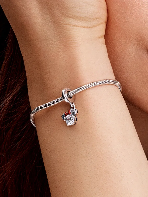 (image for) Pandora Disney Minnie Mouse Silhouette Dangle Charm - 793533C01 - View 2
