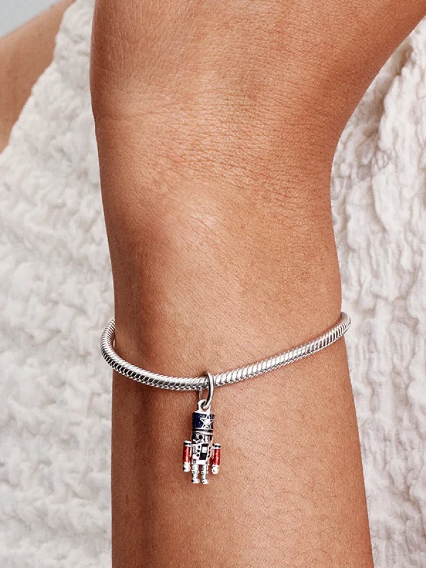 (image for) Pandora Moveable Nutcracker Dangle Charm - 793583C01 - View 2